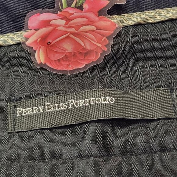 Perry Ellis, Men's Black Dress Pants, Size 36x29, Not Worn - Picture 3 of 6